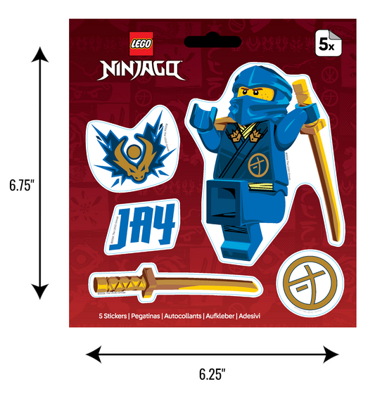 LEGO® NINJAGO® Sticker - Jay (53850) 