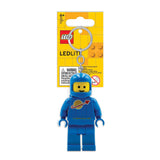 LEGO Minifigures Large 3 Inch Tall Figure Keychain Light - Spaceman Blue (KE10H)