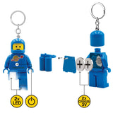 LEGO Minifigures Large 3 Inch Tall Figure Keychain Light - Spaceman Blue (KE10H)