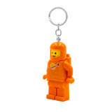 LEGO Minifigures Large 3 Inch Tall Figure Keychain Light - Spaceman Orange (KE10HO)