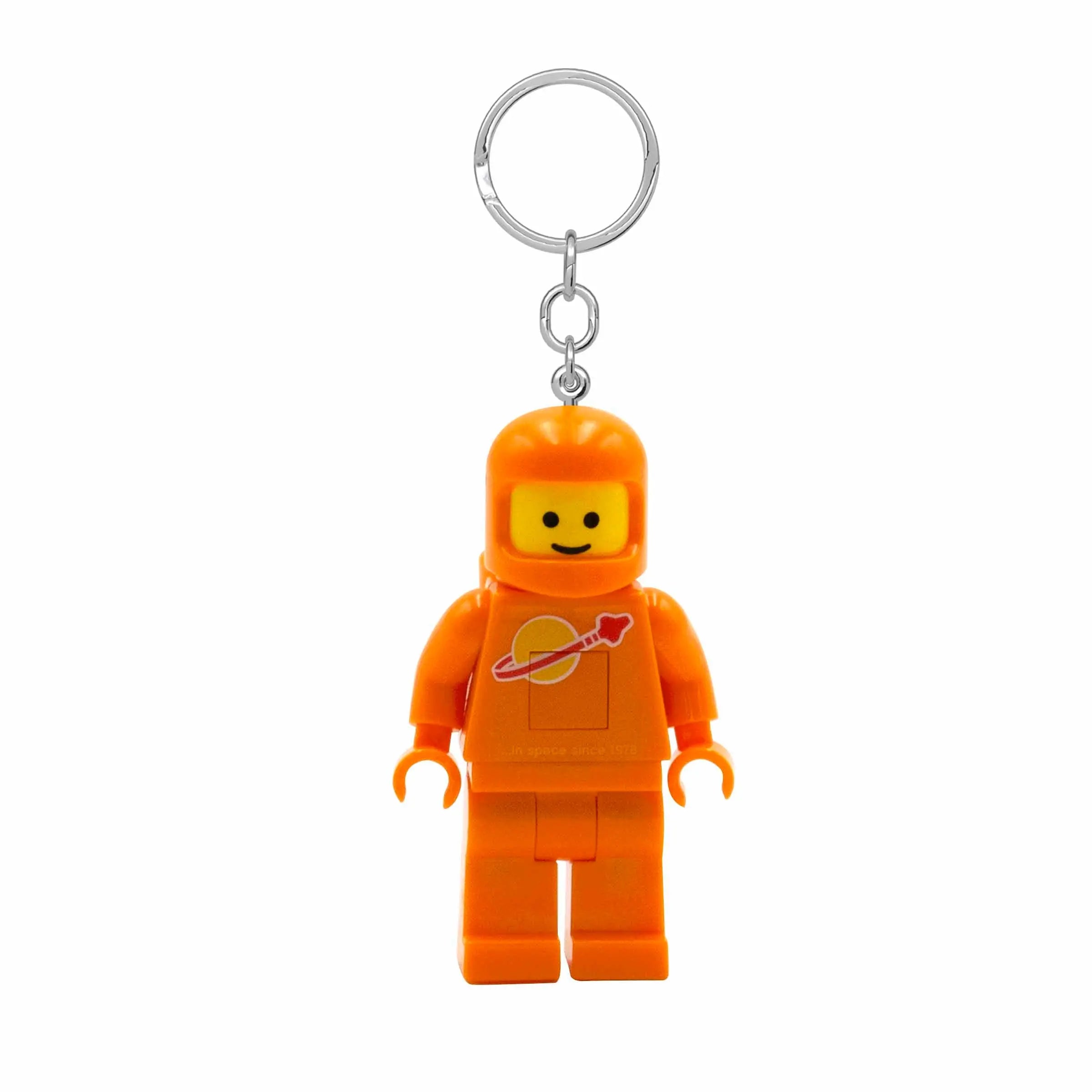 k*i様 MEMERU プラッシュトイキーホルダー LEGO Keychain Light - Spaceman Orange (KE10HO) | Santoki