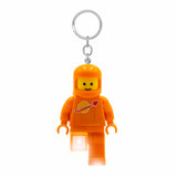 LEGO Minifigures Large 3 Inch Tall Figure Keychain Light - Spaceman Orange (KE10HO)