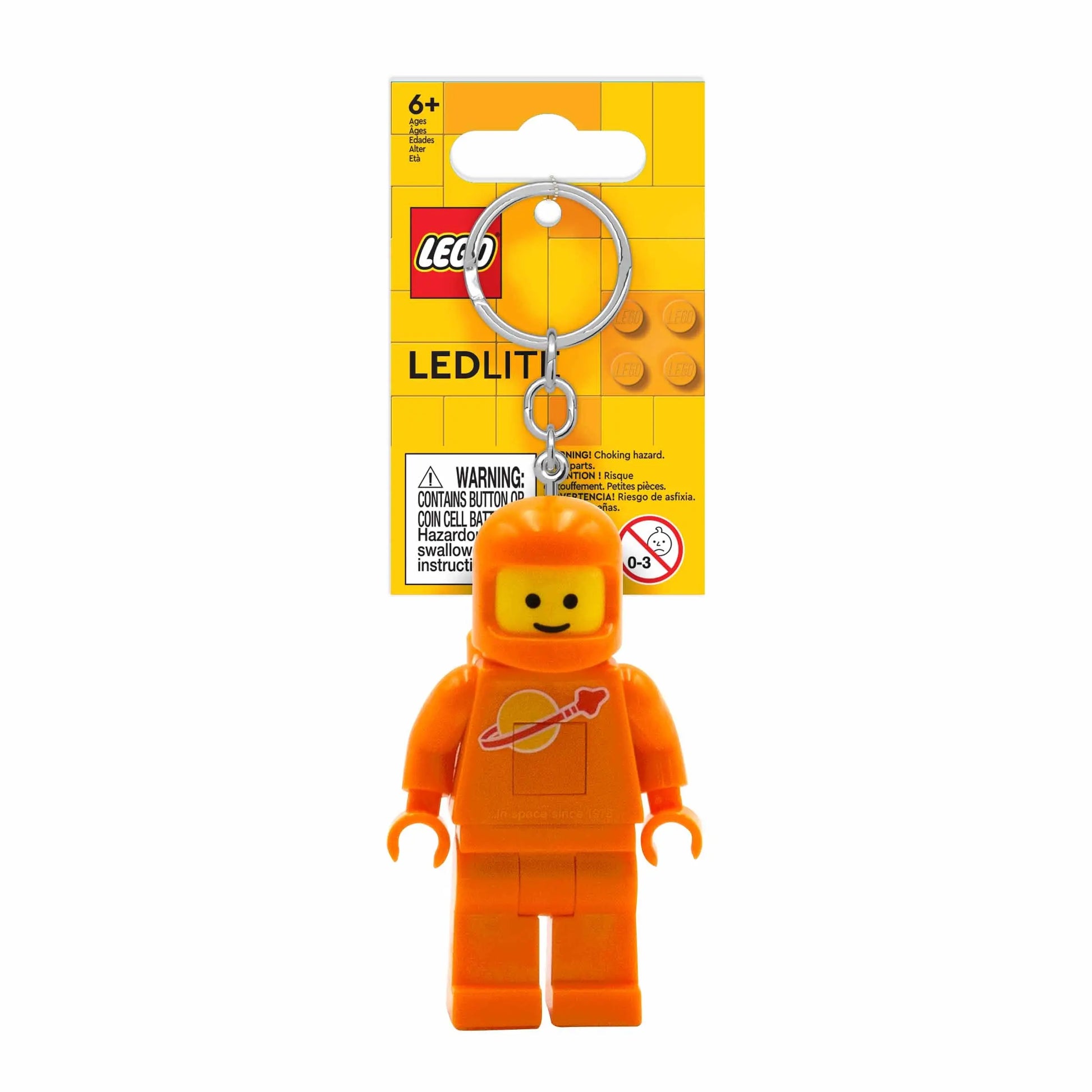 LEGO Minifigures Keychain Light - Spaceman Orange (KE10HO) IQ Hong Kong, Ltd.