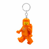 LEGO Minifigures Large 3 Inch Tall Figure Keychain Light - Spaceman Orange (KE10HO)