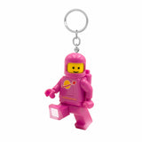 LEGO Minifigures Large 3 Inch Tall Figure Keychain Light - Spaceman Pink (KE10HP)