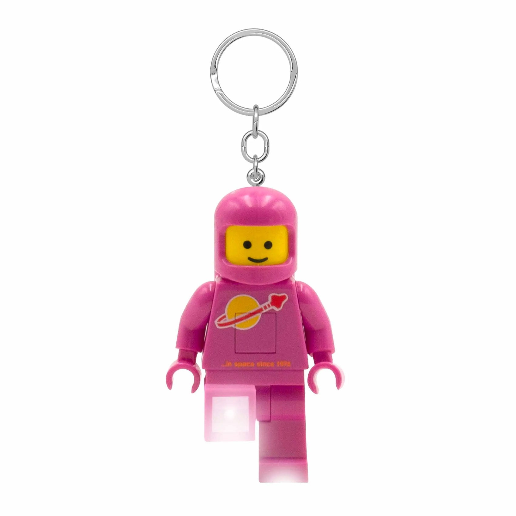 LEGO Minifigures Keychain Light - Spaceman Pink (KE10HP) IQ Hong Kong, Ltd.