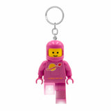 LEGO Minifigures Large 3 Inch Tall Figure Keychain Light - Spaceman Pink (KE10HP)