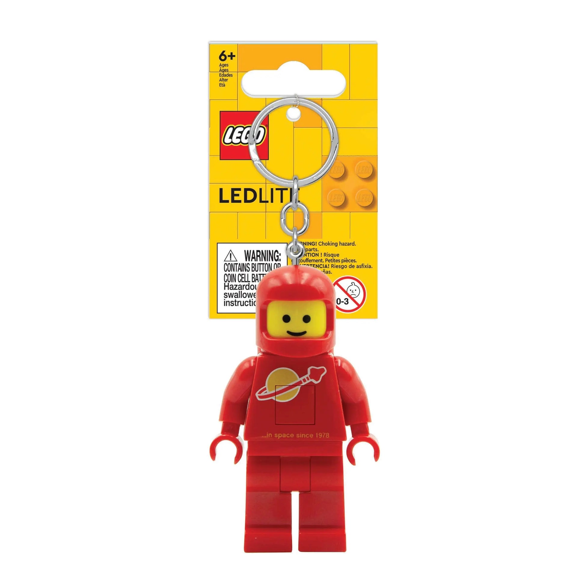 LEGO Minifigures Keychain Light - Spaceman Red (KE10HR) IQ Hong Kong, Ltd.