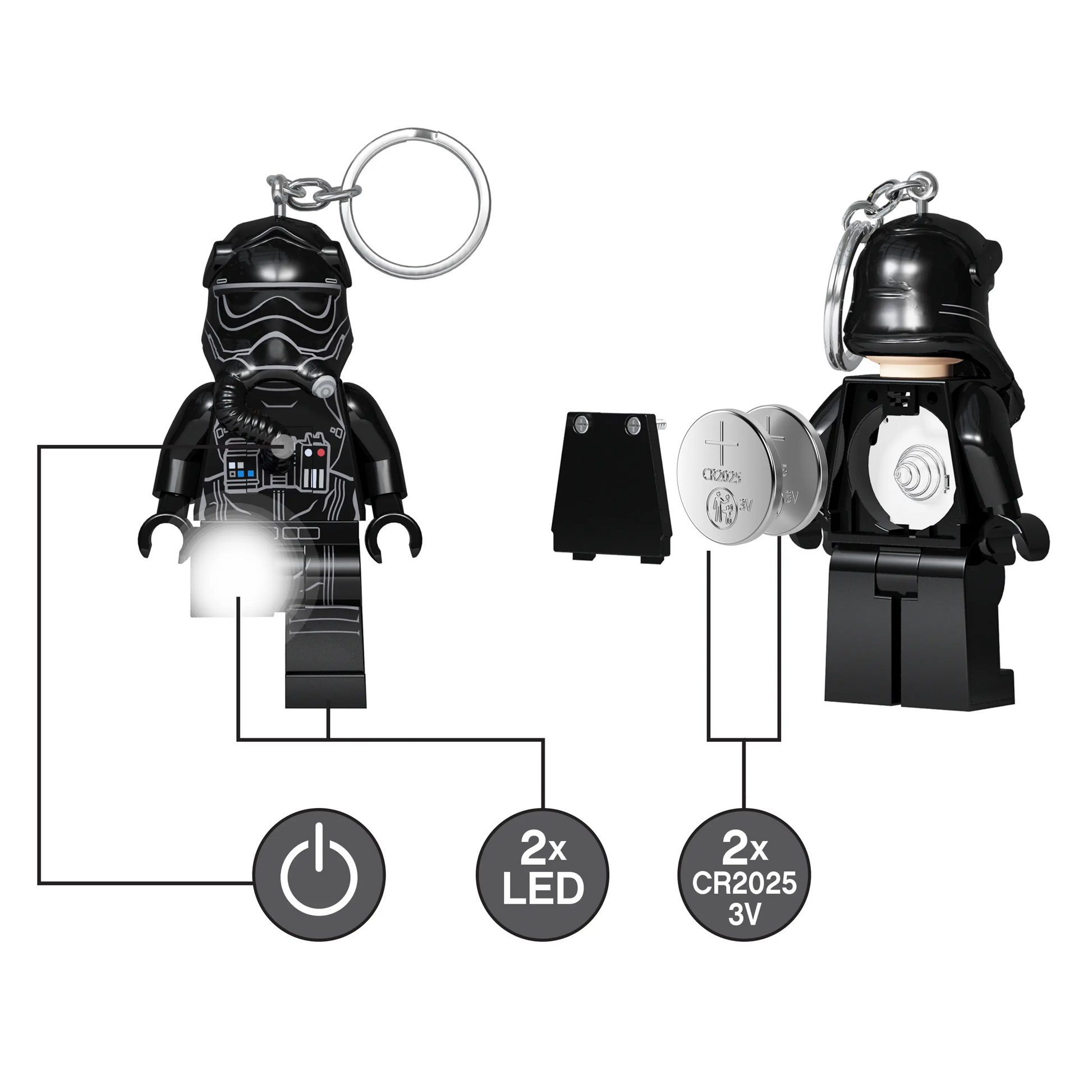 LEGO Star Wars Key Light - Tie Fighter Pilot (KE113) IQ Hong Kong, Ltd.