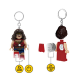 LEGO DC Super Heroes Large 3 Inch Tall Figure Keychain Light - Wonder Women (KE117H)