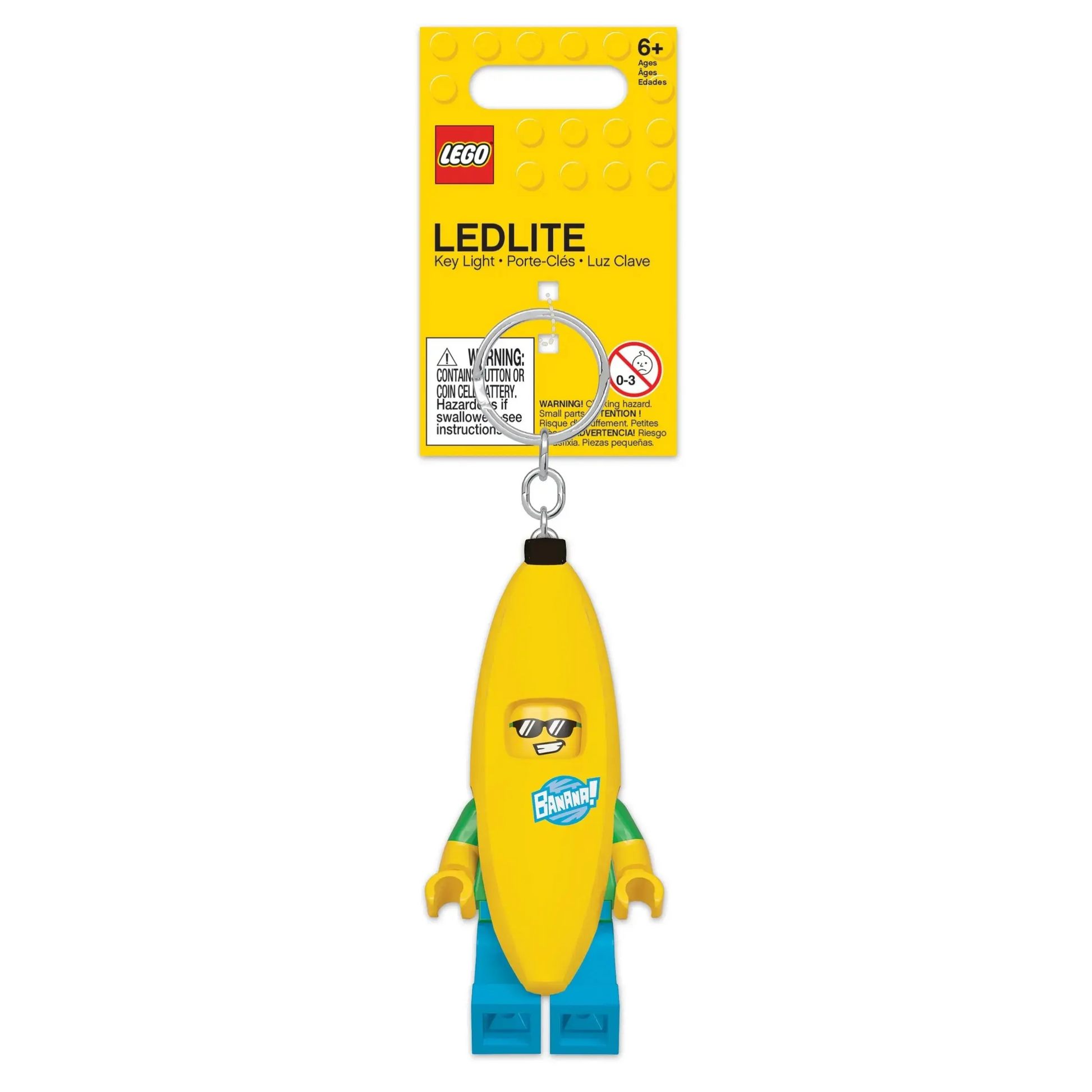 LEGO Minifigures Keychain Light - Banana Guy (KE118H) IQ Hong Kong, Ltd.
