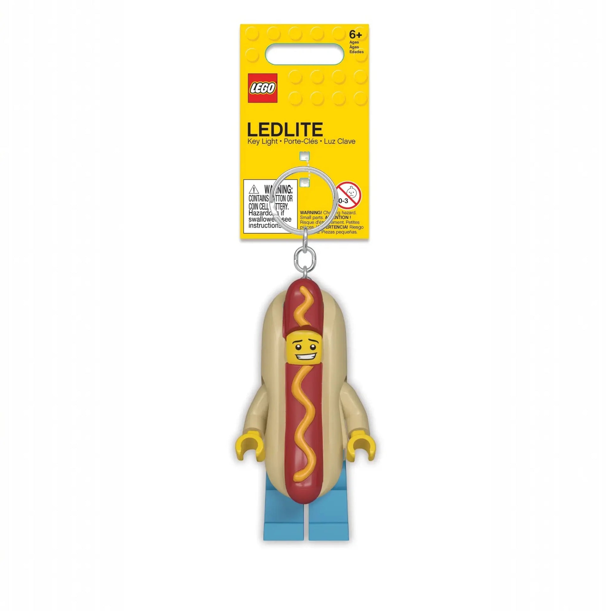 LEGO Minifigures Keychain Light - Hot Dog Man (KE119H) IQ Hong Kong, Ltd.