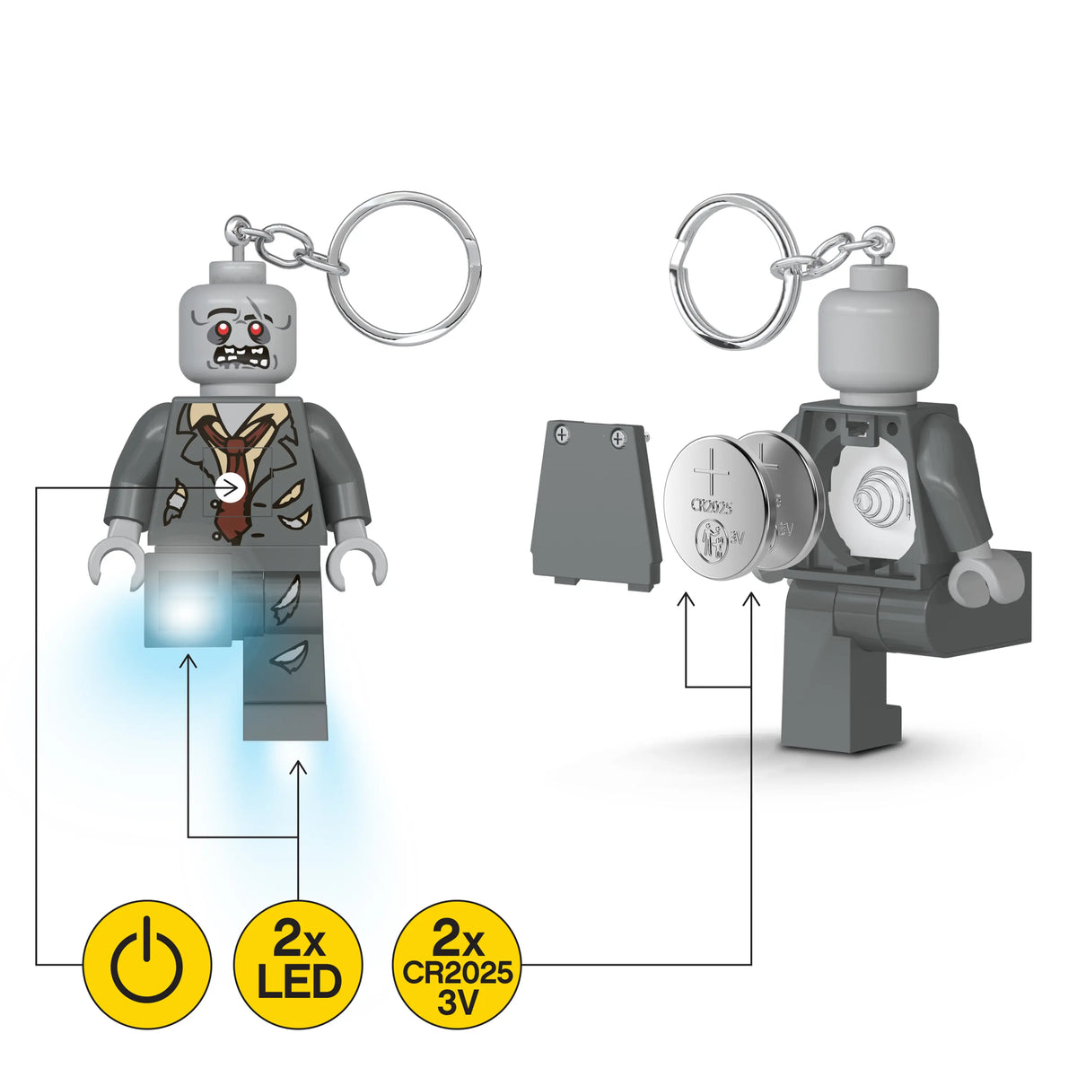 LEGO® Keychain Light - Zombie (KE135H)