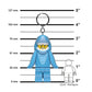 LEGO Minifigures Keychain Light - Shark Suit Guy (KE155H) IQ Hong Kong, Ltd.