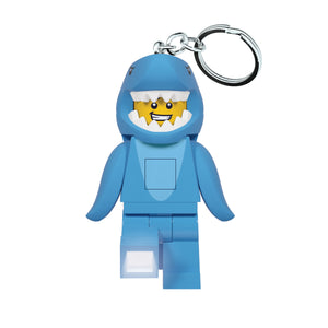 LEGO Minifigures Large 3 Inch Tall Figure Keychain Light - Shark Suit Guy (KE155H)