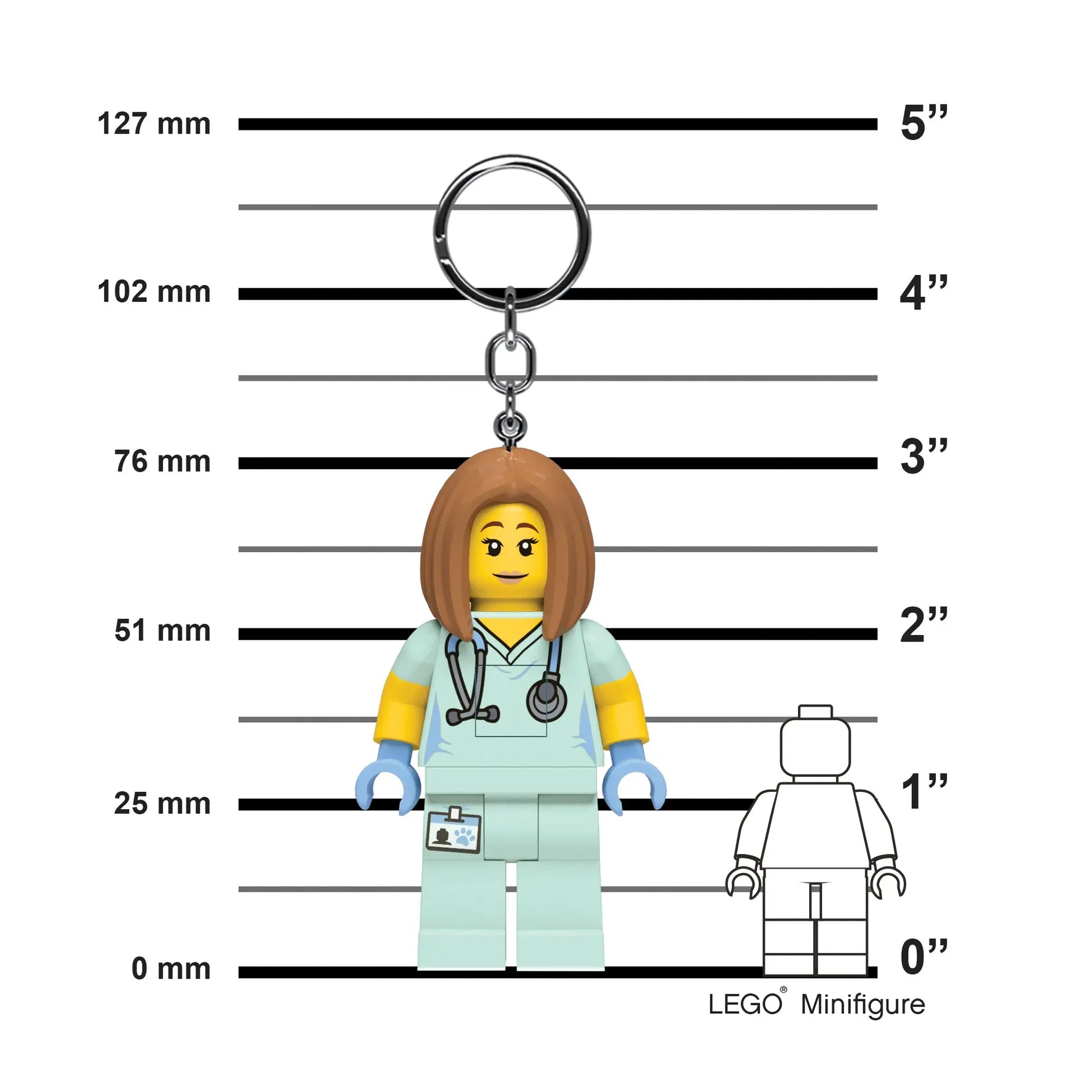 LEGO City Keychain Light - Veterinarian (KE156H) IQ Hong Kong, Ltd.