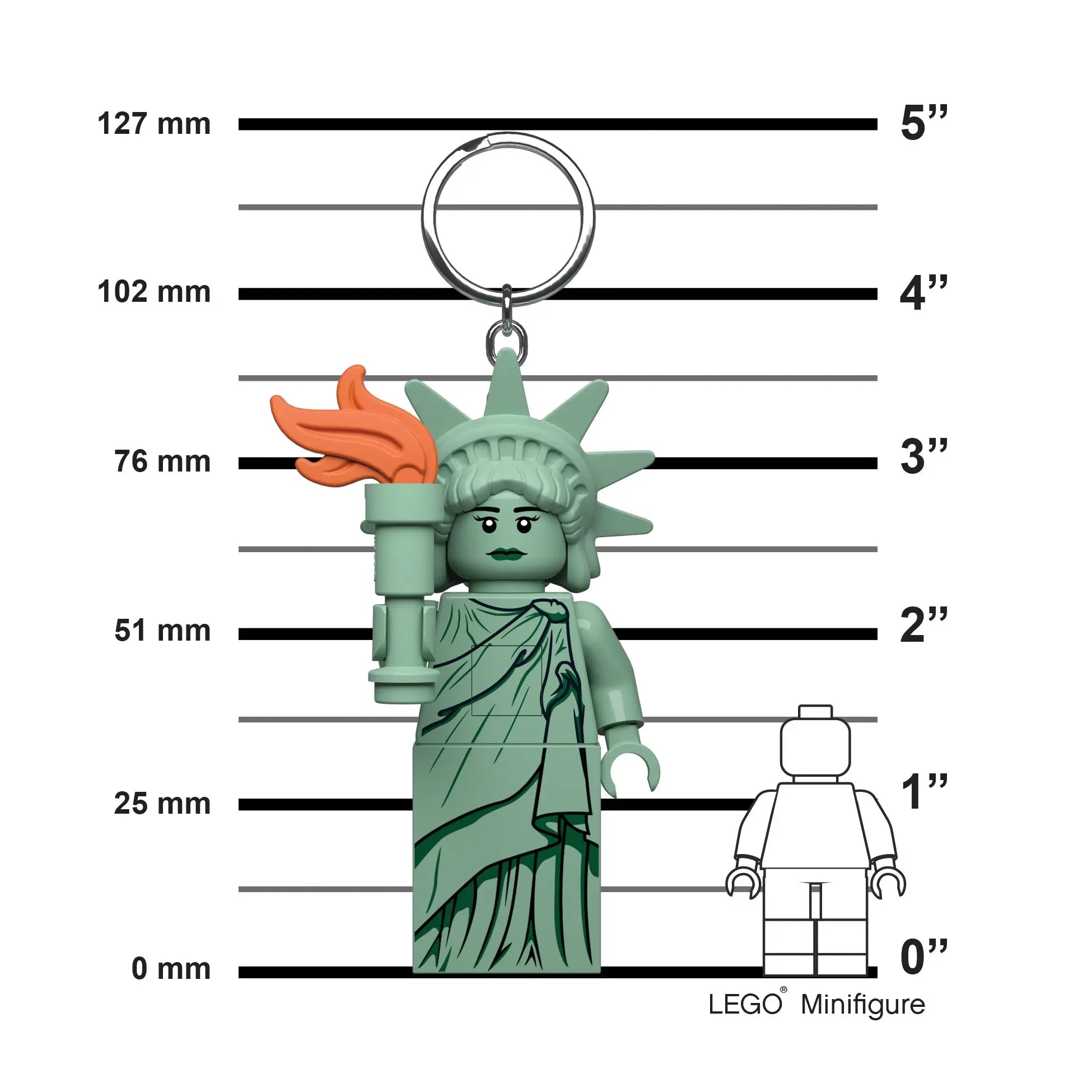 LEGO Keychain Light - Statue of Liberty (KE158) | Santoki