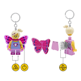 LEGO Minifigures Large 2.5 Inch Tall Figure Keychain Light - Butterfly Girl (KE171H)