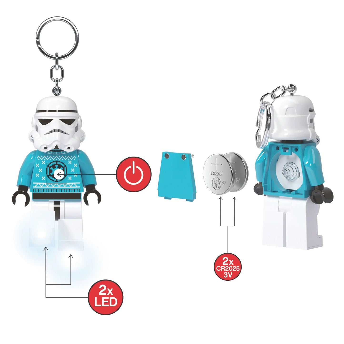 LEGO Star Wars Key Light - Stormtrooper Ugly Sweater (KE174H) IQ Hong Kong, Ltd.