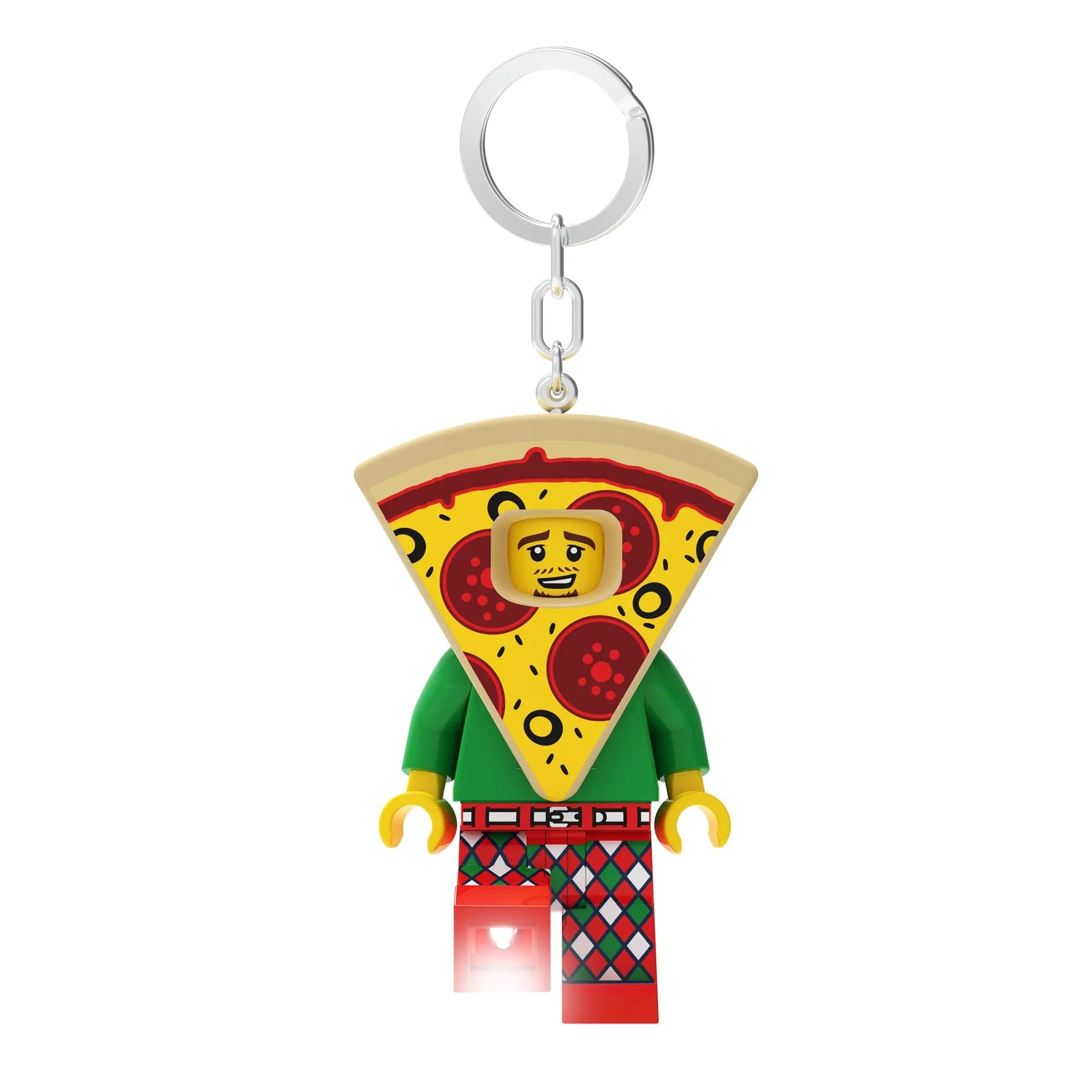 LEGO Minifigures Keychain Light - Pizza Costume Guy (KE176H) IQ Hong Kong, Ltd.