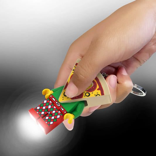 LEGO Minifigures Keychain Light - Pizza Costume Guy (KE176H) IQ Hong Kong, Ltd.