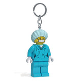 LEGO City Large 3 Inch Tall Figure Keychain Light - Surgeon (KE178H)