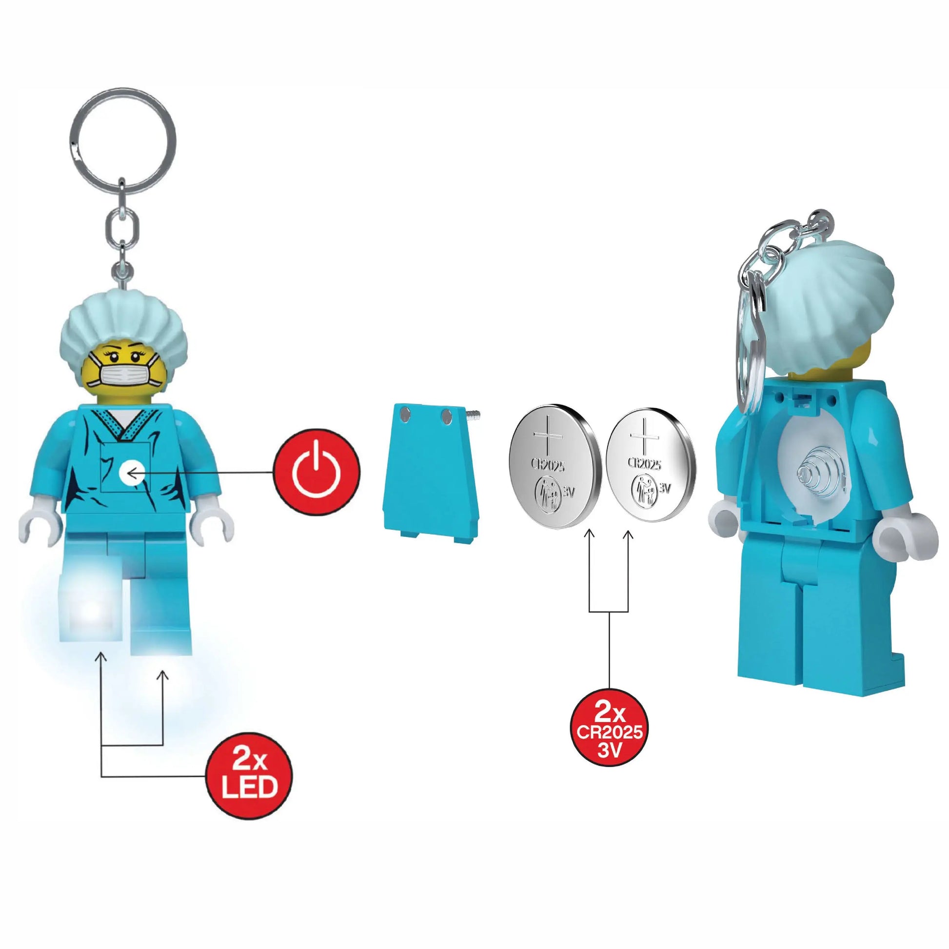 LEGO City Keychain Light - Surgeon (KE178H) IQ Hong Kong, Ltd.
