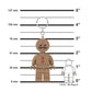 LEGO Minifigures Keychain Light - Gingerbread Man (KE182H) IQ Hong Kong, Ltd.
