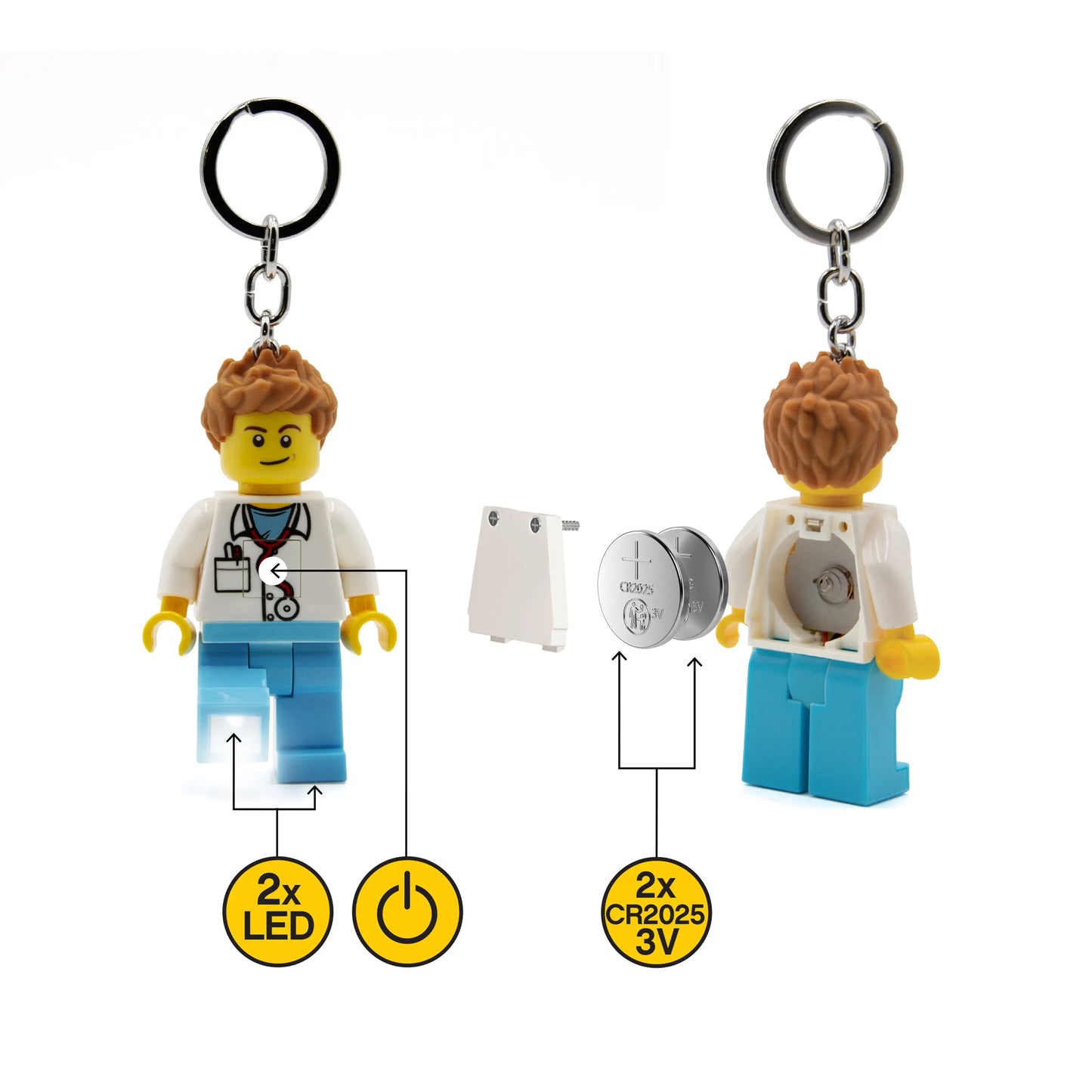 LEGO City Keychain Light - Doctor (KE184H) IQ Hong Kong, Ltd.