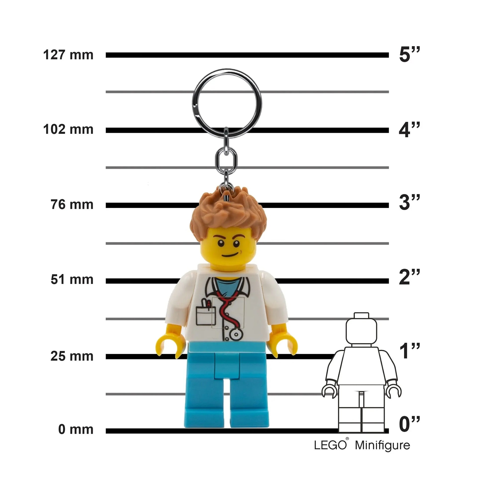 LEGO City Keychain Light - Doctor (KE184H) IQ Hong Kong, Ltd.