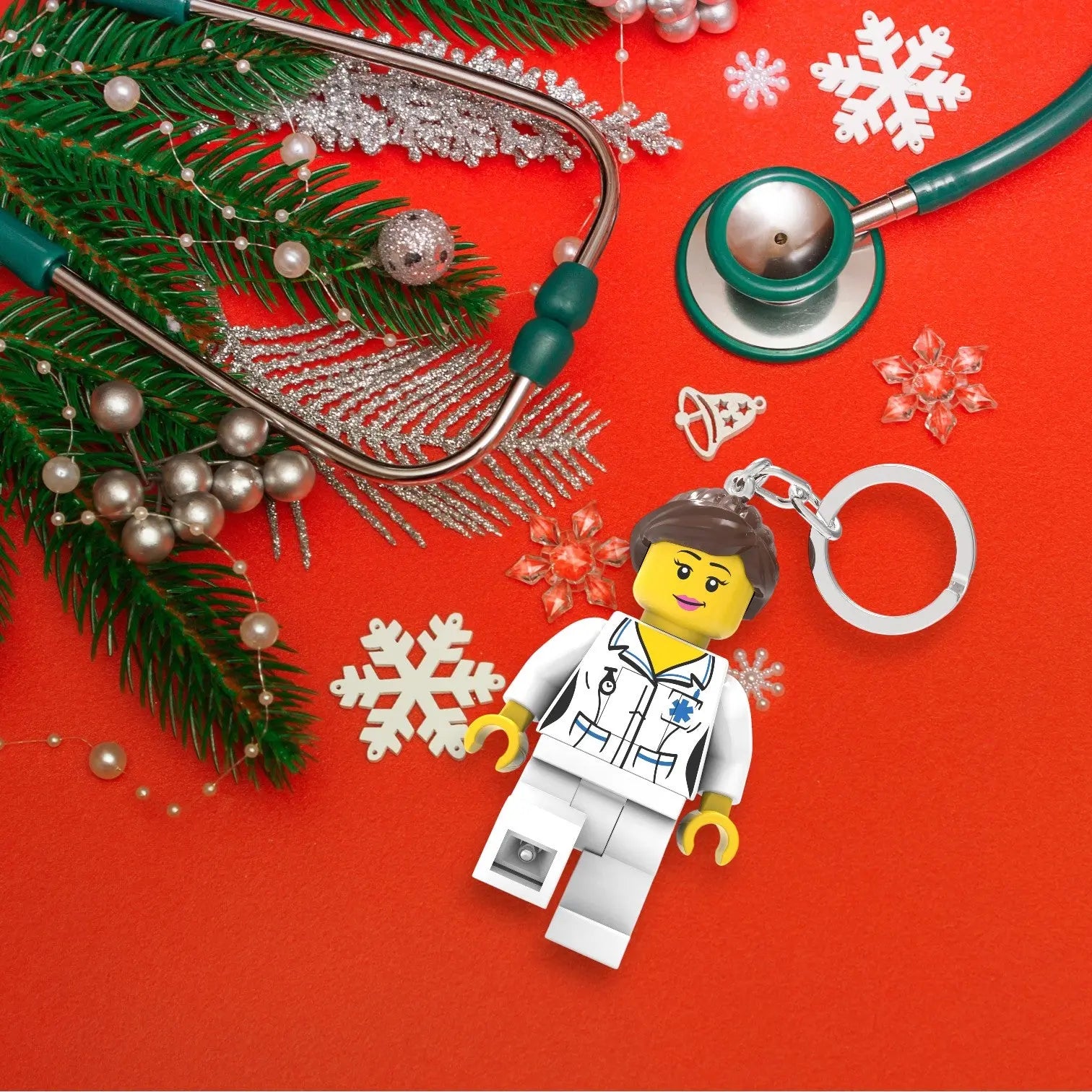 LEGO City Keychain Light - Nurse (KE186H) IQ Hong Kong, Ltd.