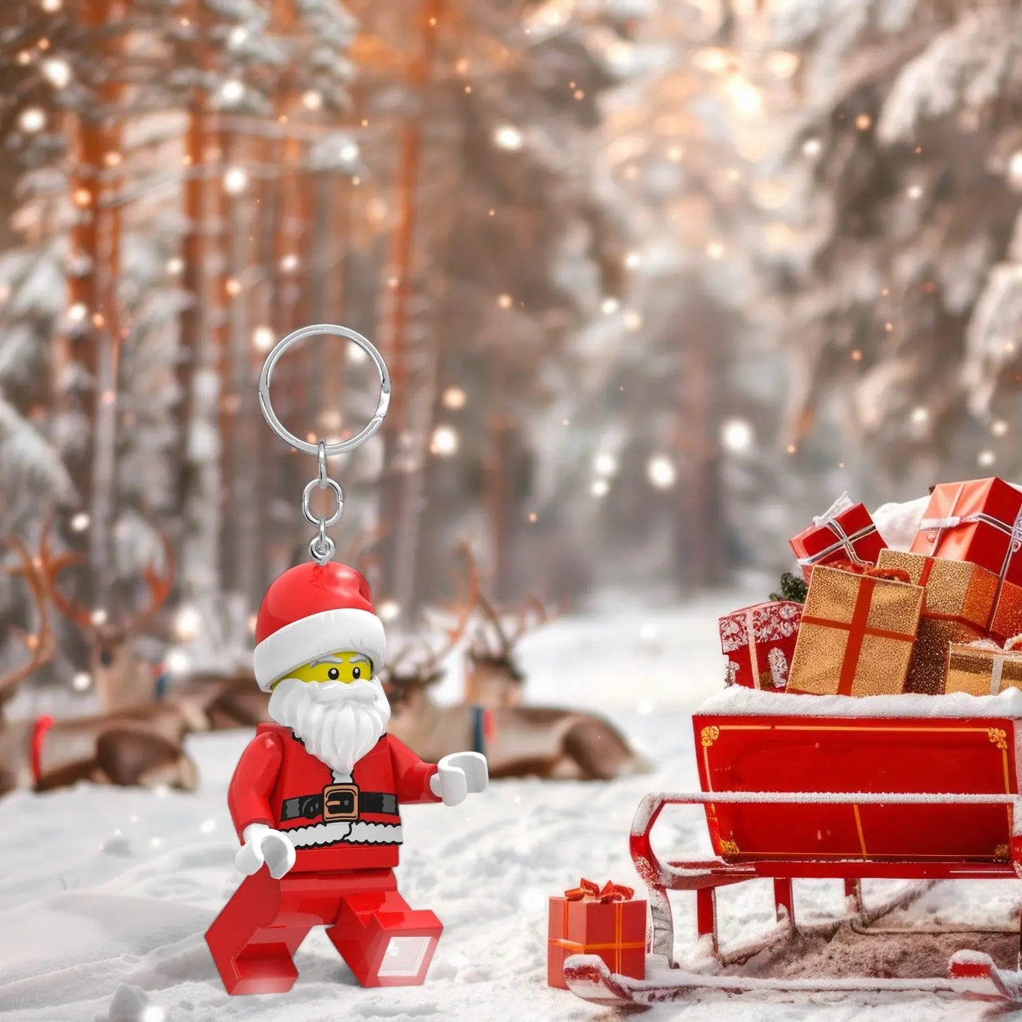 LEGO Minifigures Keychain Light - Santa (KE189H)