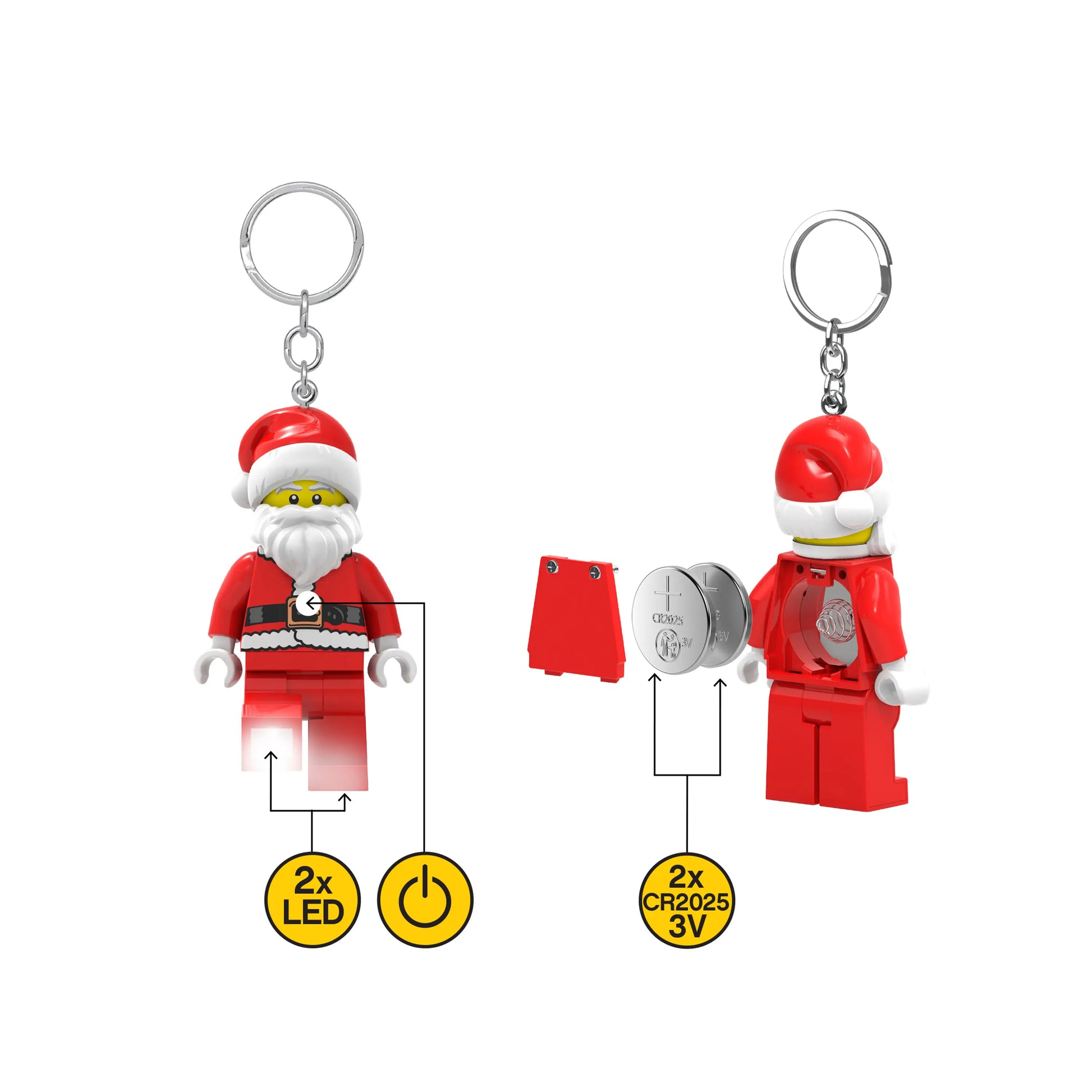 LEGO Minifigures Keychain Light - Santa (KE189H) IQ Hong Kong, Ltd.