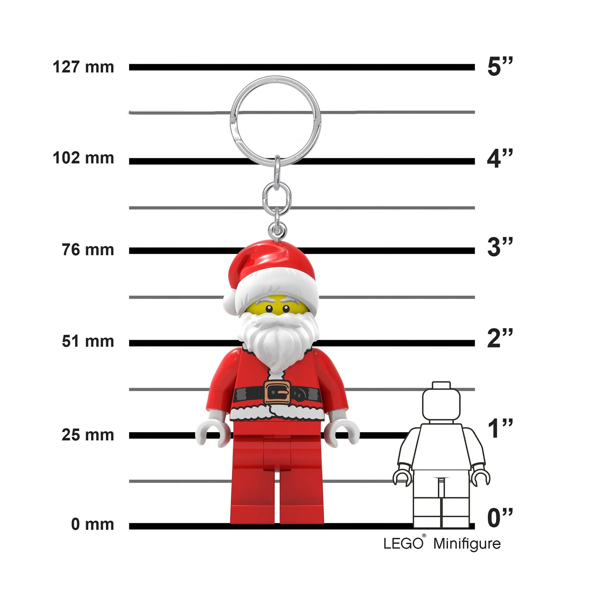 LEGO Minifigures Keychain Light - Santa (KE189H) IQ Hong Kong, Ltd.