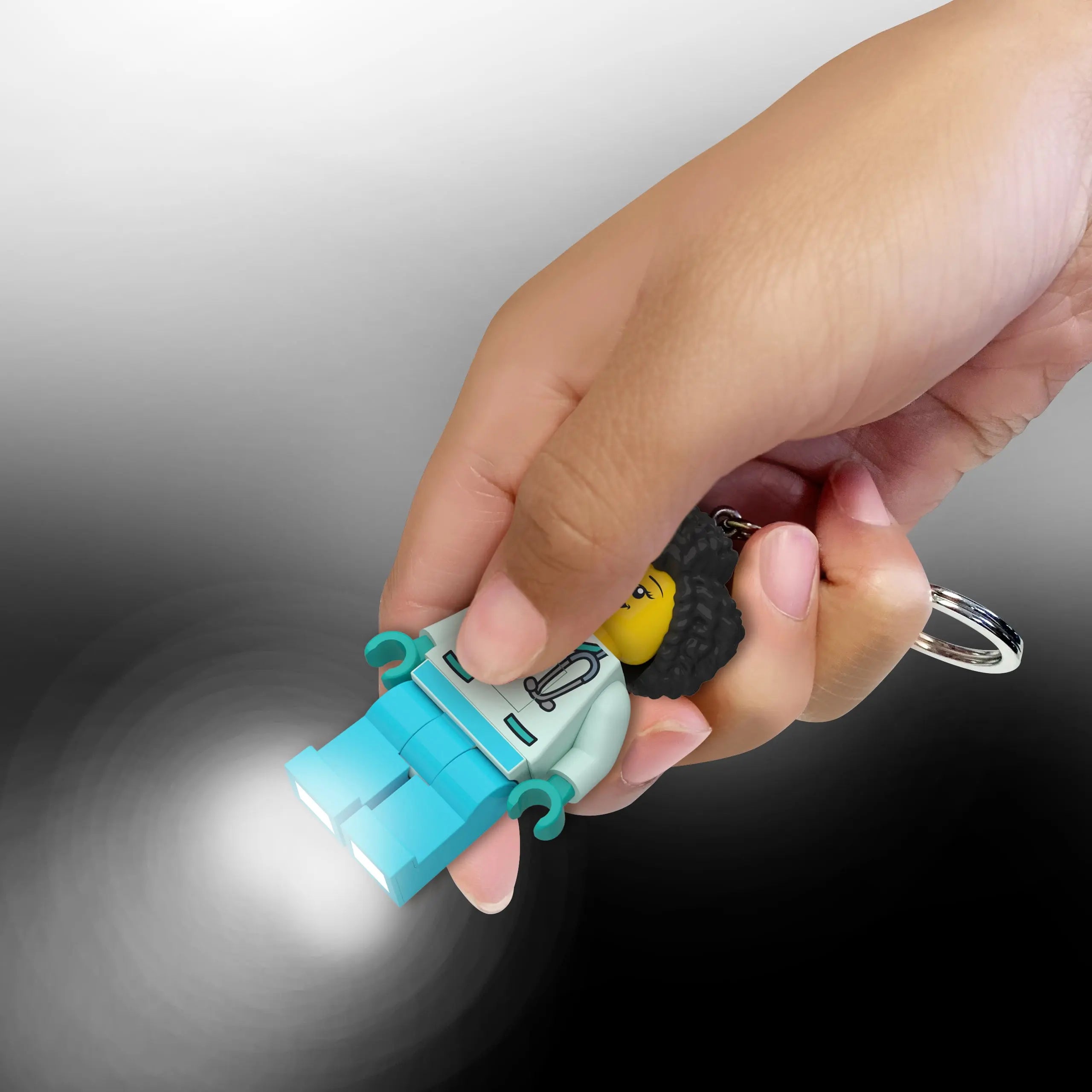 LEGO City Minifigure Keychain Light - Dr. Flieber (KE192H) – Santoki