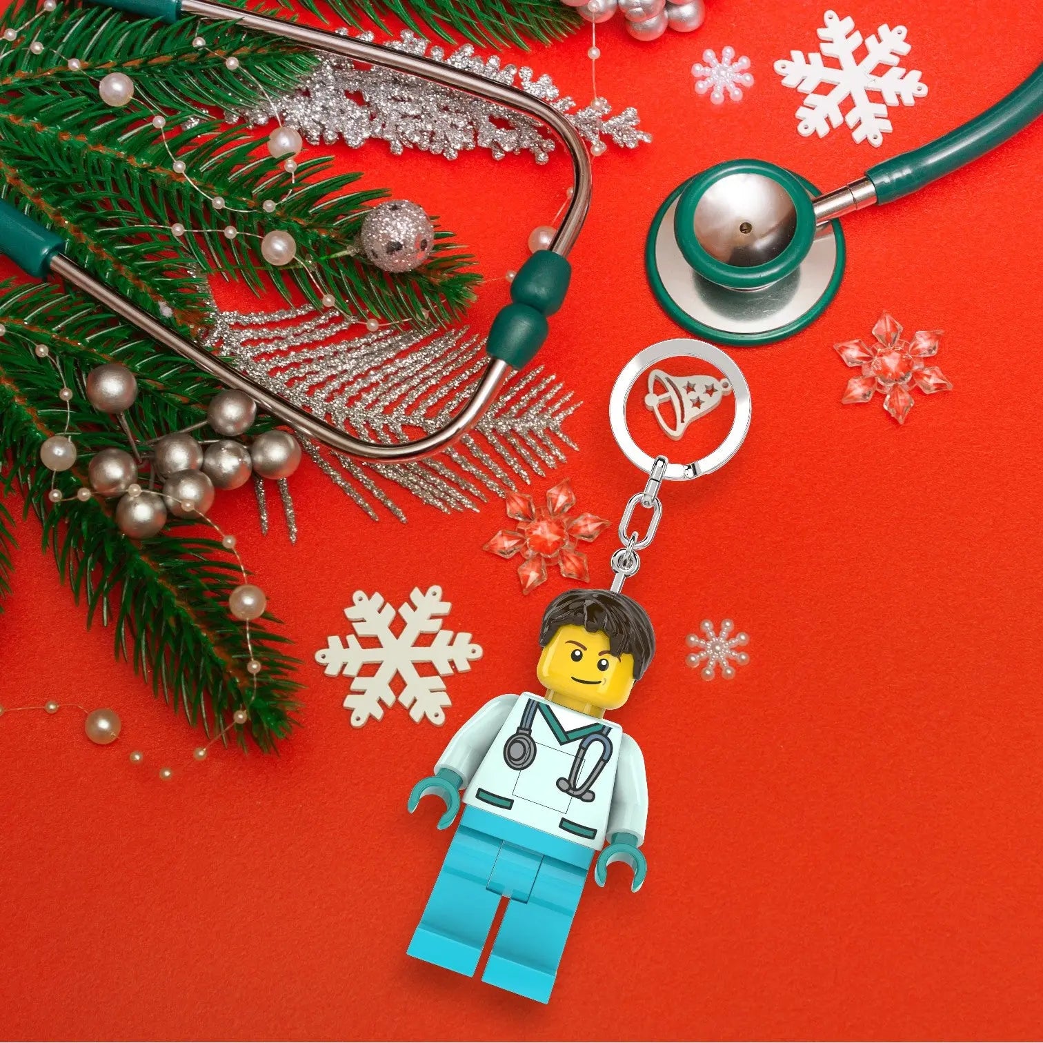 LEGO City Keychain Light - Male Nurse (KE194H) IQ Hong Kong, Ltd.