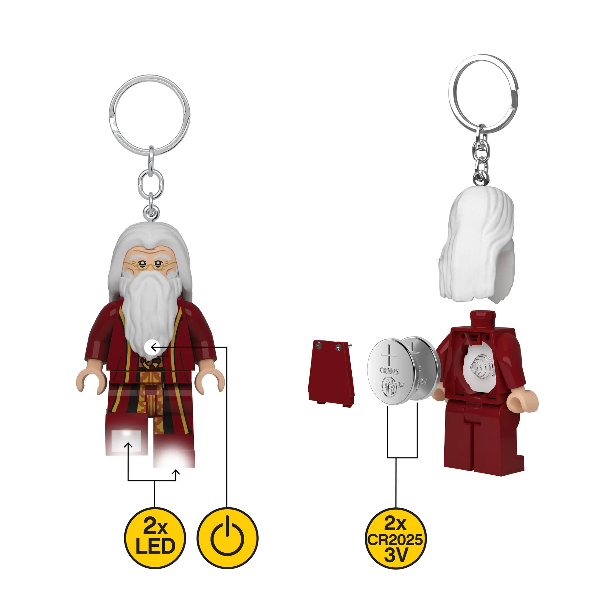 LEGO Harry Potter Keychain Light - Dumbledore (KE197H) IQ Hong Kong, Ltd.