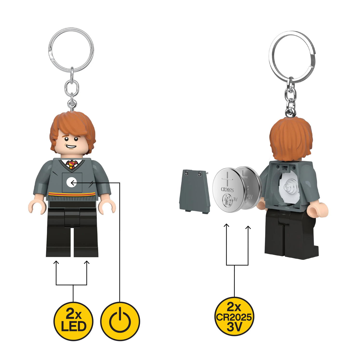 LEGO Harry Potter Keychain Light - Ron Weasley (KE200H) IQ Hong Kong, Ltd.