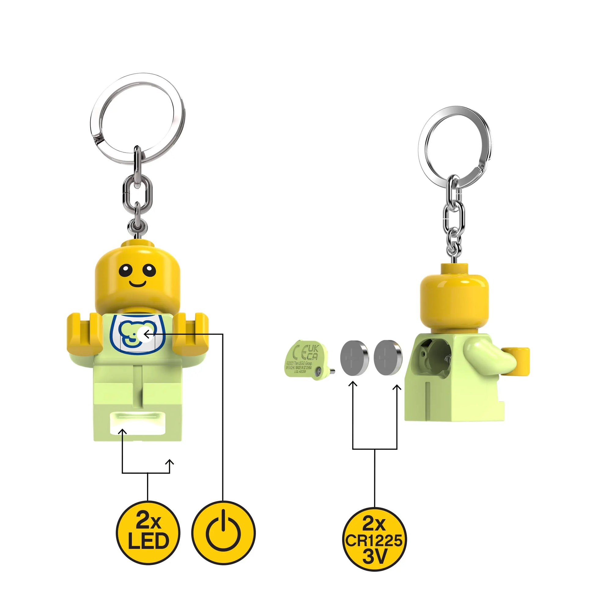 LEGO Minifigures Keychain Light - Baby (KE209H) IQ Hong Kong, Ltd.