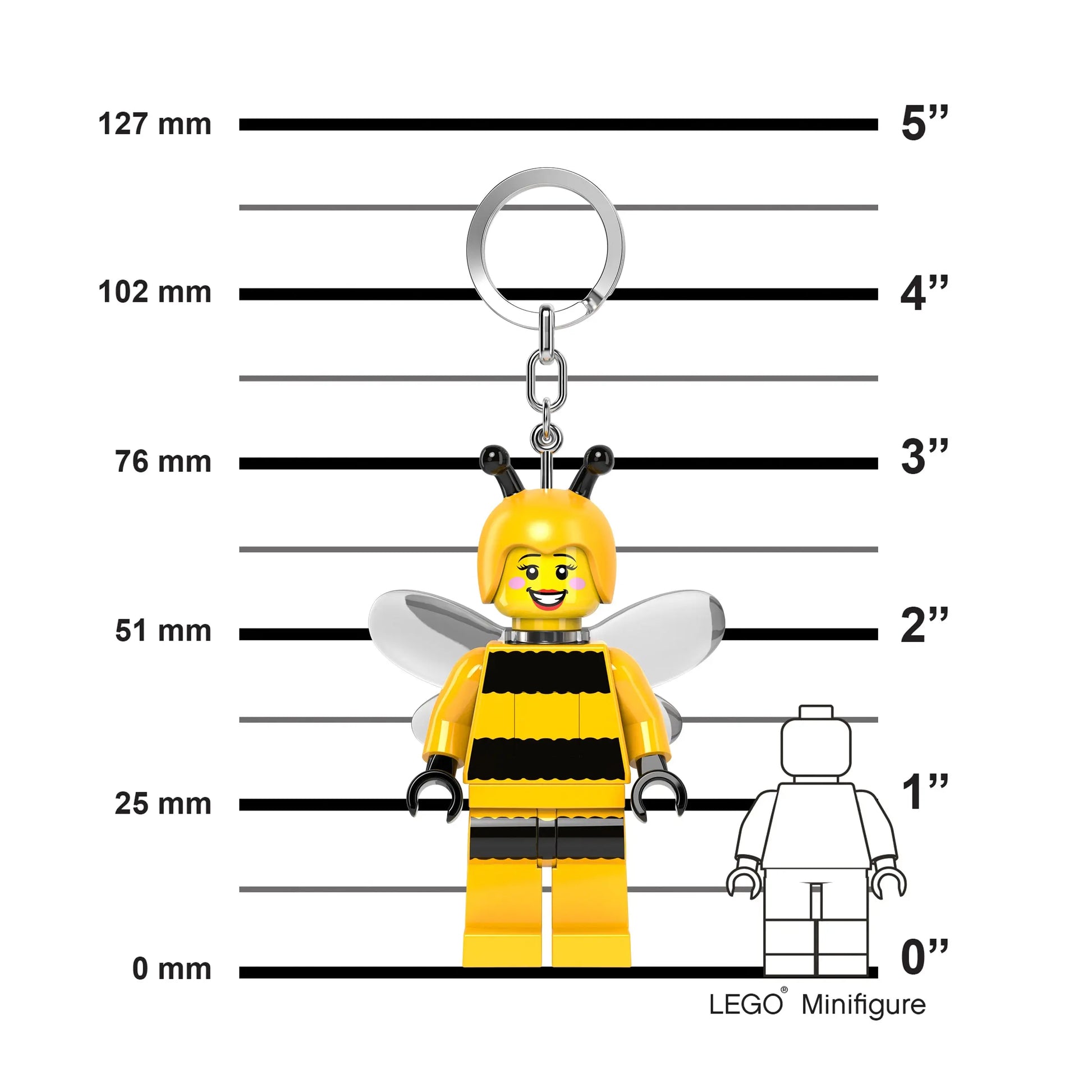 LEGO Minifigures Keychain Light - Bumblebee Girl (KE211H) IQ Hong Kong, Ltd.