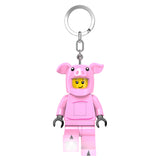 LEGO Minifigures Large 3 Inch Tall Figure Keychain Light - Piggy Girl (KE212H)