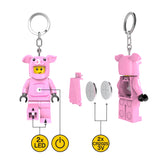 LEGO Minifigures Large 3 Inch Tall Figure Keychain Light - Piggy Girl (KE212H)