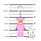 LEGO Minifigures Keychain Light - Piggy Girl (KE212H) IQ Hong Kong, Ltd.