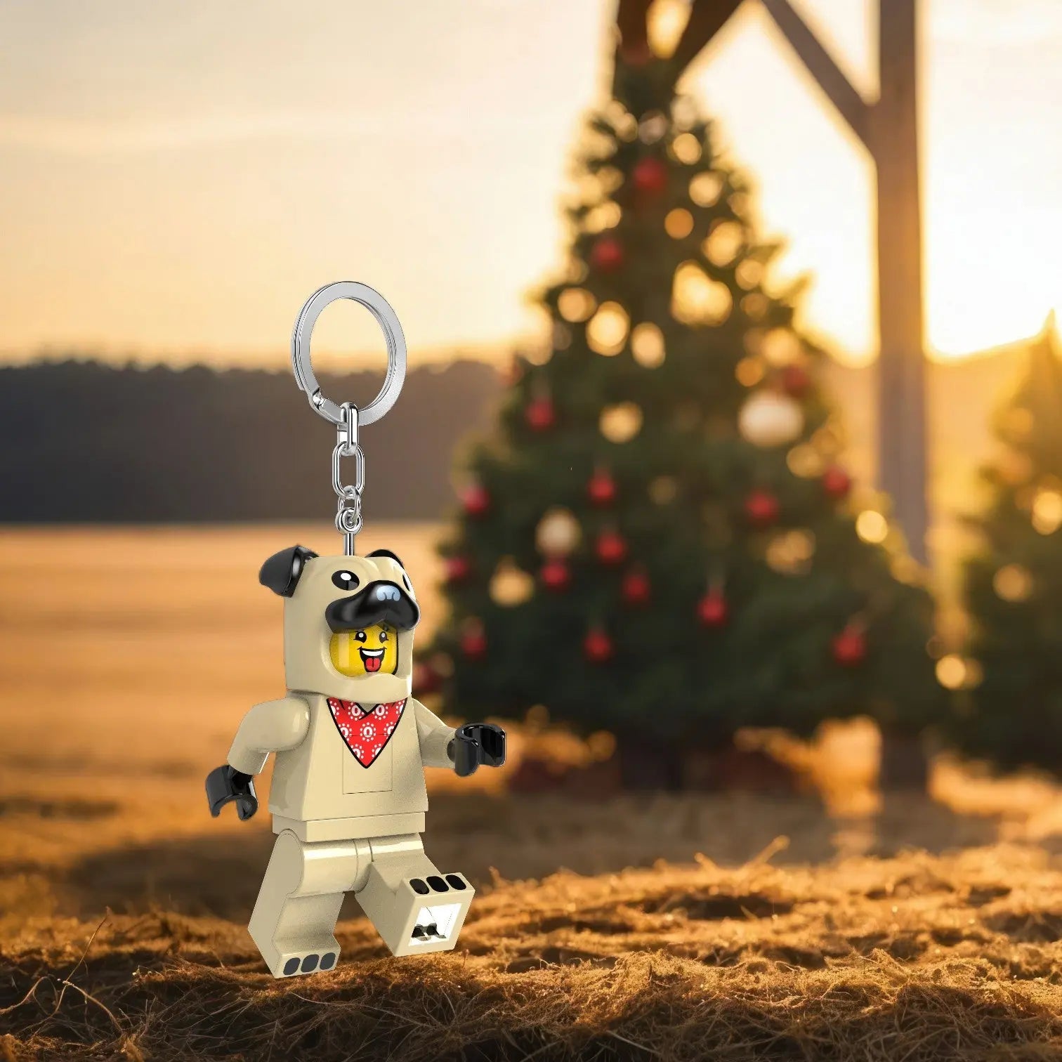 LEGO Minifigures Keychain Light - Pug Costume Guy (KE213H) | Santoki