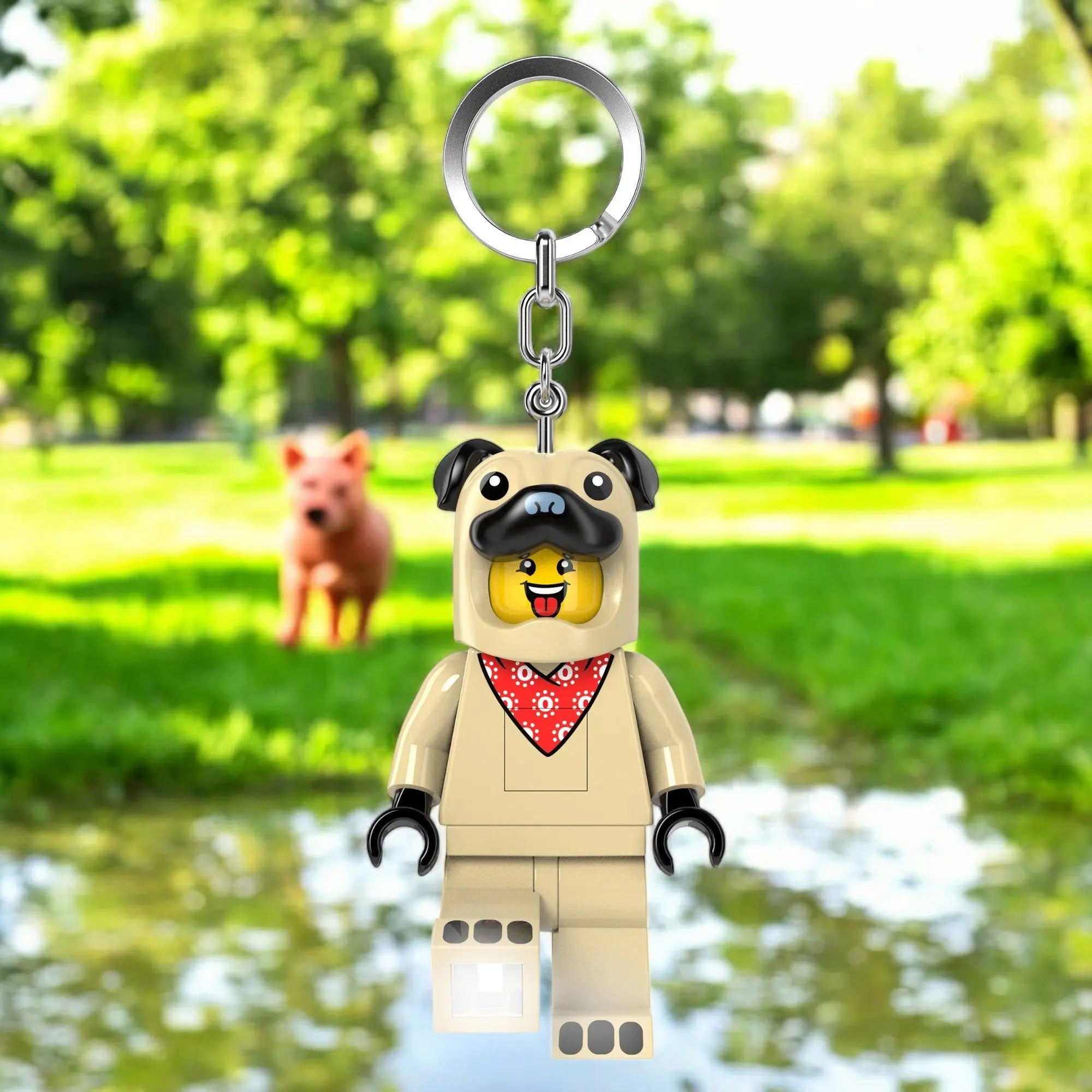 LEGO Minifigures Keychain Light - Pug Costume Guy (KE213H) | Santoki