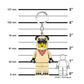LEGO Minifigures Keychain Light - Pug Costume Guy (KE213H) IQ Hong Kong, Ltd.