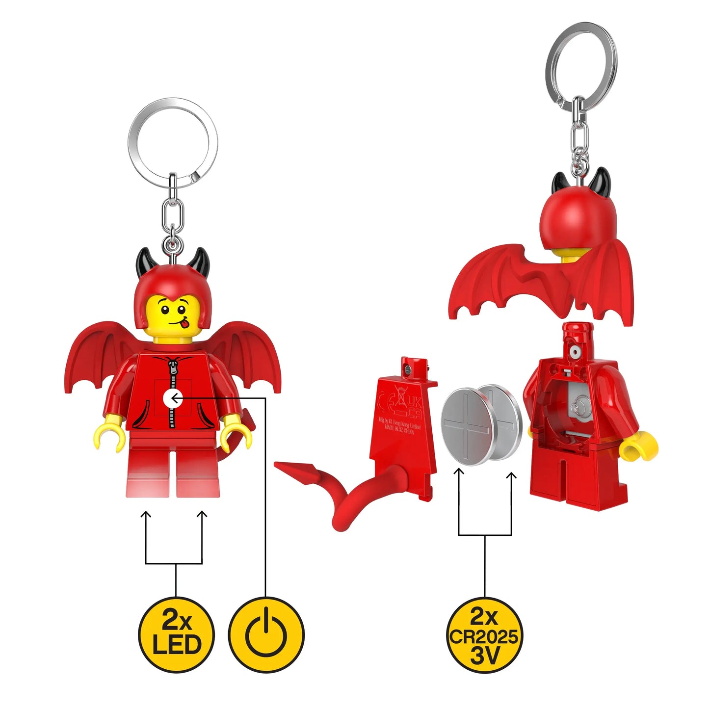 LEGO Minifigures Keychain Light - Cute Little Devil (KE215H) IQ Hong Kong, Ltd.