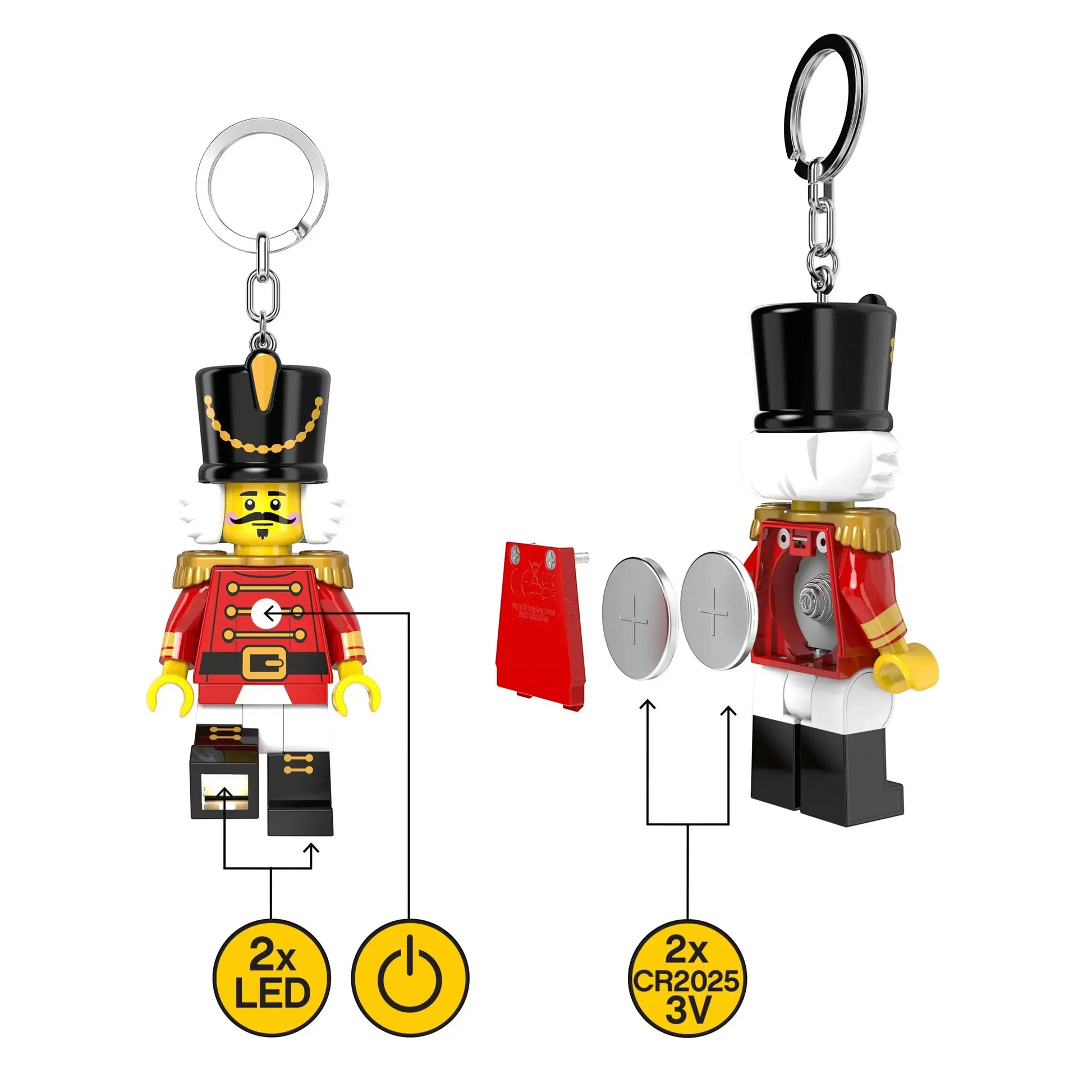 LEGO Minifigures Keychain Light - Nutcracker (KE214H) IQ Hong Kong, Ltd.