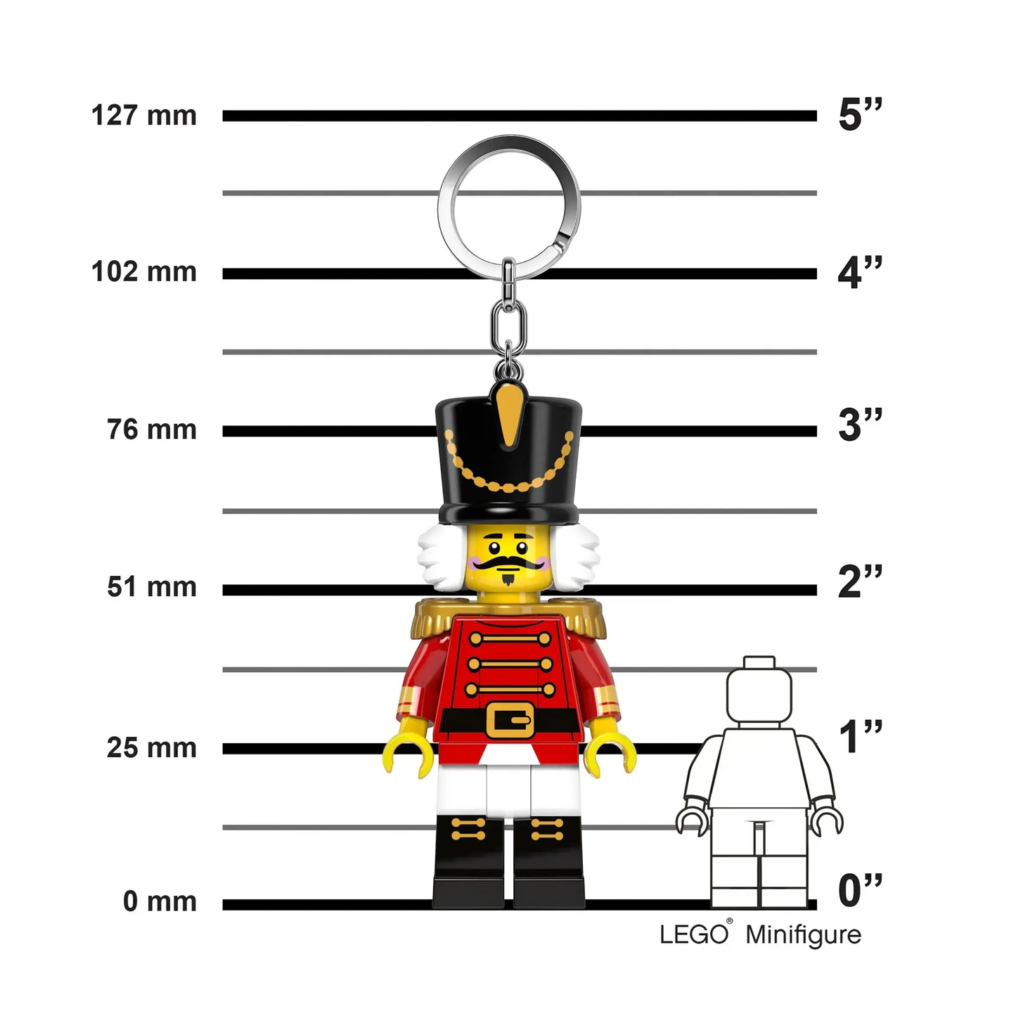 LEGO Minifigures Keychain Light - Nutcracker (KE214H) IQ Hong Kong, Ltd.