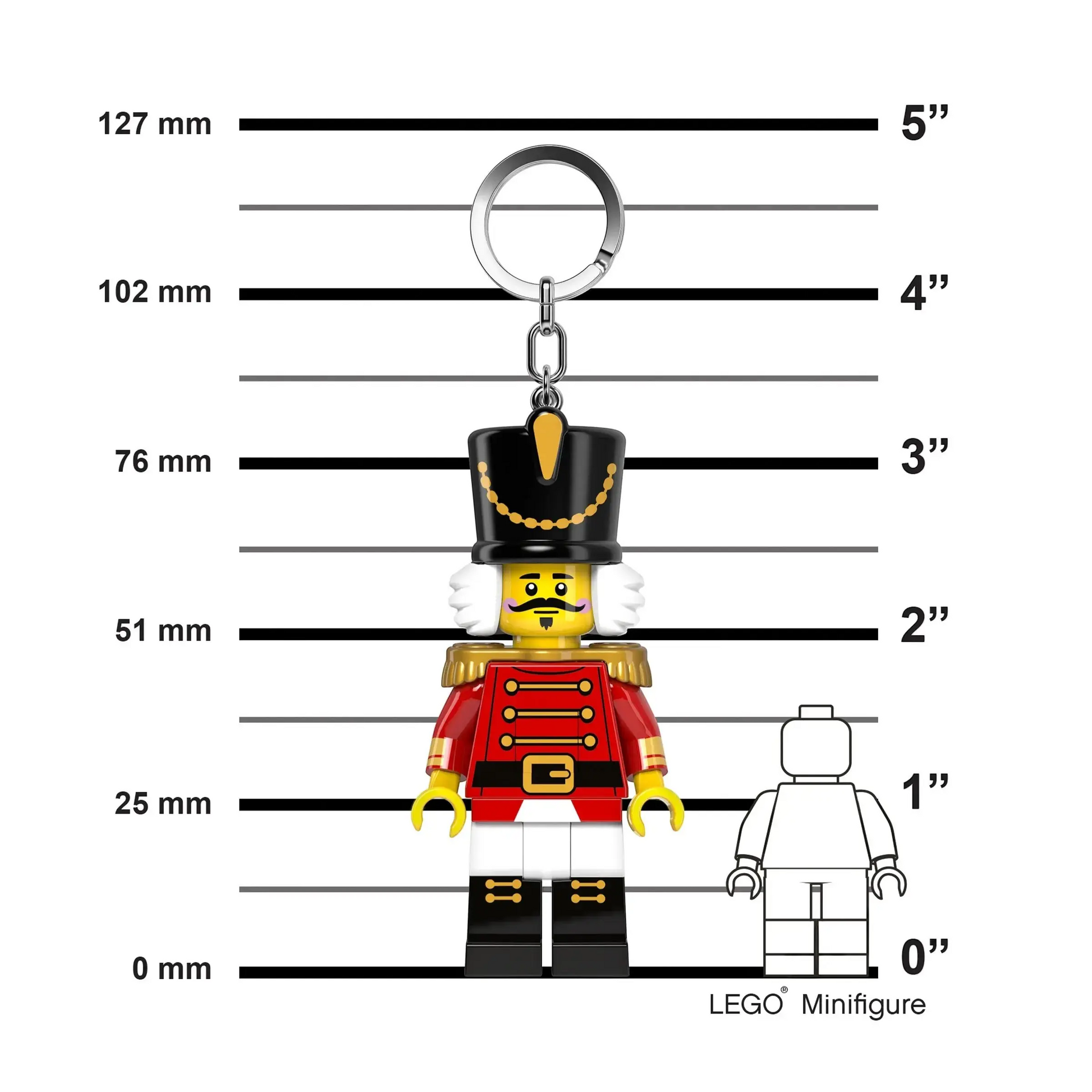 LEGO Minifigures Keychain Light - Nutcracker (KE214H) IQ Hong Kong, Ltd.